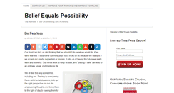 Desktop Screenshot of beliefequalspossibility.com